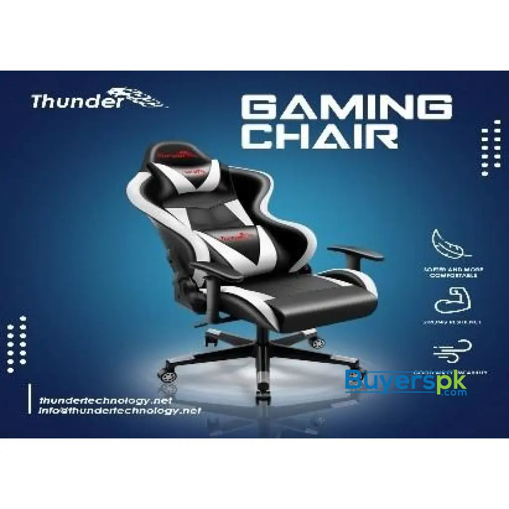 Thunder Gaming Chair White - Price in Pakistan Thunder Gaming Chair White - Price in Pakistan